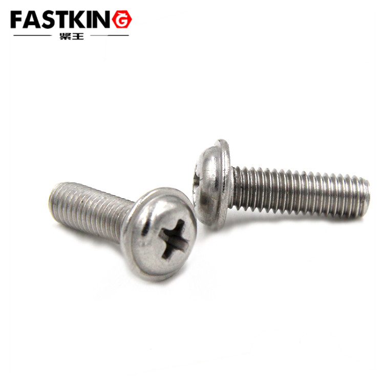 圓頭十字帶墊機絲-DIN967
